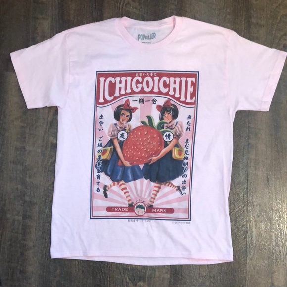PopKiller Tops - Pop Killer Pink Strawberry Tee